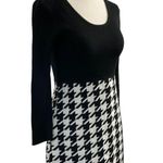 Studio One  New York Sweater DRESS Size XSM Houndstooth Print #1 Photo 1