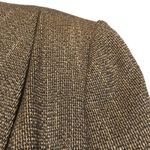 VTG Gray Black Tweed Blazer Shoulder Pads work office professional Size 10/11 Brown Size M Photo 6