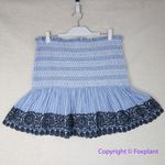 Anthropologie New!  Maeve‎ Smocked Linen Mini Skirt, size XL Photo 4