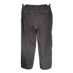 Lands' End B8  Plaid Warm Lined Trouser Pants Gray Black Adjustable Waist Photo 8