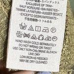 Free People Top Womens Small Green Boho Babydoll Tunic Tank Crinkle Lace Trim Photo 8