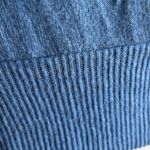 Moondance Lake Blue Ivory Marled Sweater Hoodie Lightweight Soft Womens Medium Size undefined Photo 5