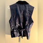 Rafaella  Vintage Wool and Velvet Checkered Vest Size 00 Photo 2