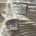 Dress Barn  Cardigan Shell Twin Set Ivory L Diamond Sequin Sparkle Luxe Knit Bling Photo 9