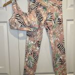 MINKPINK Pink Tropical Activewear Set Bundle Photo 0
