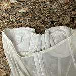 secret treasures  Ivory Lace Corset Top Wired 36B Women’s Vintage Y2k Angelcore Photo 10