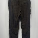Chico's Pants Plus Size 14R Elastic Pull On Ankle Houndstooth Metallic Gold Print Photo 1