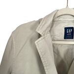 Gap  Women’s Sz S Petite Cream Beige Blazer Two Button Jacket Long Sleeve Photo 3