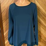 Torrid Active Plus Size 3X Lyons Blue Happy Camper Micro Fleece Sweatshirt Photo 1