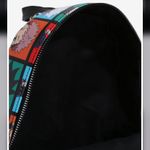 Jujutsu Kaisen Chibi Character Grid Mini Backpack Black Photo 3