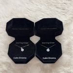 Sterling Silver Brand New Necklace  Cubic Zirconia Set of 2 Photo 0