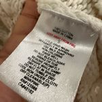 Mink Pink Cream Open Knit Crochet Long Sleeve Sweater Top Womens Small Photo 7