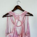 Athleta Womens Tank Pink White Tie Dye Key Hole Back Plus Size 2X Photo 3