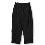 Madewell  Side-Button Tapered Crop Pants Black High Waisted Wide Leg Women's 4 Photo 2