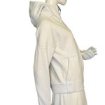 Adidas Women’s ZNE Jacket With Thumb Holes In White Color. Photo 4