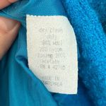 BICE Vintage Electric Blue & Gold Blazer Size 8 Petite Short Photo 7