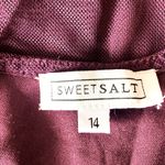 Sweet Salt Dark Purple Yellow Floral Tulle Dress. Size 14 Photo 7