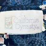 California Dynasty Vintage Women's Blue Floral Lingerie Negligee Nighty Medium Photo 1