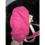 Lands' End Vintage   12x15 Bag White Pink Stiff Canvas USA Made Photo 6