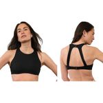 Athleta  Maldives Bra Cup Bikini Top 38B/C Solid Black Photo 1