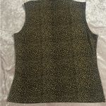 Susan Lawrence Animal Print Sleeveless Blouse Photo 0