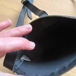 J.Crew Black Crossbody Purse Bag Leather Adjustable Strap Small Snap Zipper Photo 3