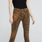 J Brand  Alana High Rise  Crop Animal Print Jeans Photo 0