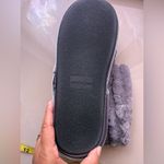 Dearfoams Bootie Slippers Faux Fur adult Unisex,  pair of gray faux fur bootie slipper Photo 8