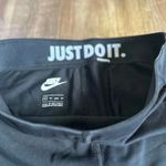 Nike Black Leggings with Gold Logo Photo 3