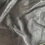 Elliot Luca Elliott Luca Silver Pewter Metallic Leather Drawstring Large Bucket Bag Photo 2