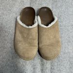 Jenni Kayne  Shearling-Lined Moc Clog in Taupe‎ Brown Size 37 Photo 3