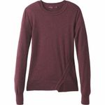 NWT New Womens Prana Sweater XL Ansleigh Soft Organic Cotton Casual Red Slit Photo 0