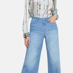 L'Agence  Alicent High Waist Wide Leg Jeans in Havana Blue Relaxed US 23 NWT Photo 0