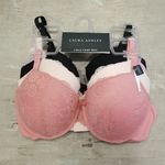 Laura Ashley ππ Lace T-Shirt Bras (3Pk) 42D NWT Photo 2
