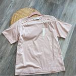 Rebecca Taylor Nwt  smocked‎ Tee in light pink Photo 1