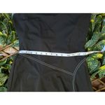 y2k Vintage Strapless Black Asymmetric Mini Dress Size Medium Photo 6