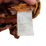 American Eagle  Orange Floral Flare Sleeves Tie Front Crop Top Blouse Medium Photo 6