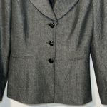 Alex Marie Gray Shimmer 3 Button Blazer w Shawl Collar Women’s Size 8 Lined Photo 1
