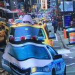 Badger Sports New York City Tee Top Times Square Taxis Broadway Photo 11