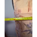 Scarlett Floral Midi Dress Sleeveless Vintage Pastel Peach Purple Photo 4