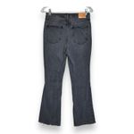 Avec Les Filles Cropped Straight Leg Jeans Women's 27 Black Distressed High Rise Photo 1