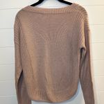 Aeropostale Baby Pink Coquette Y2K V Neck Fitted Knit Sweater XS Coquette Photo 1