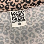Good Times & Great Adventures Top Womens XL Leopard Cheetah Lightweigh Print #44 Black Photo 7