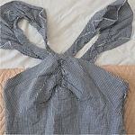 Romeo + Juliet Couture  gingham dress medium black white Photo 3