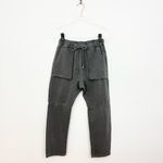 Judith March Washed Gray Utility Jogger Pants Photo 1
