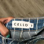 Cello  Bell Bottom Jeans Flare Blue White Stripe Size 3 Denim Photo 3