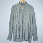 Angel of the North Anthro Alpaca Knit Cardigan Size Small Gray Photo 3