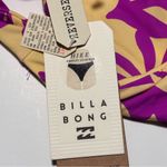 Billabong Women's Deep Sea Daisy Hike Bikini Bottom purple yellow REVERSIBLE Photo 5