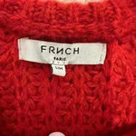 FRNCH NWT  Paris Chunky Cable Knit Sweater, Red, Size S/M Photo 2