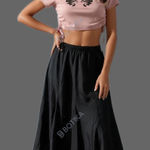 Denim & Supply Ralph Lauren Denim &‎ Supply Ralph Lauren Black Rare Bohemian Maxi Retro Ruffled Skirt Sz S Photo 0